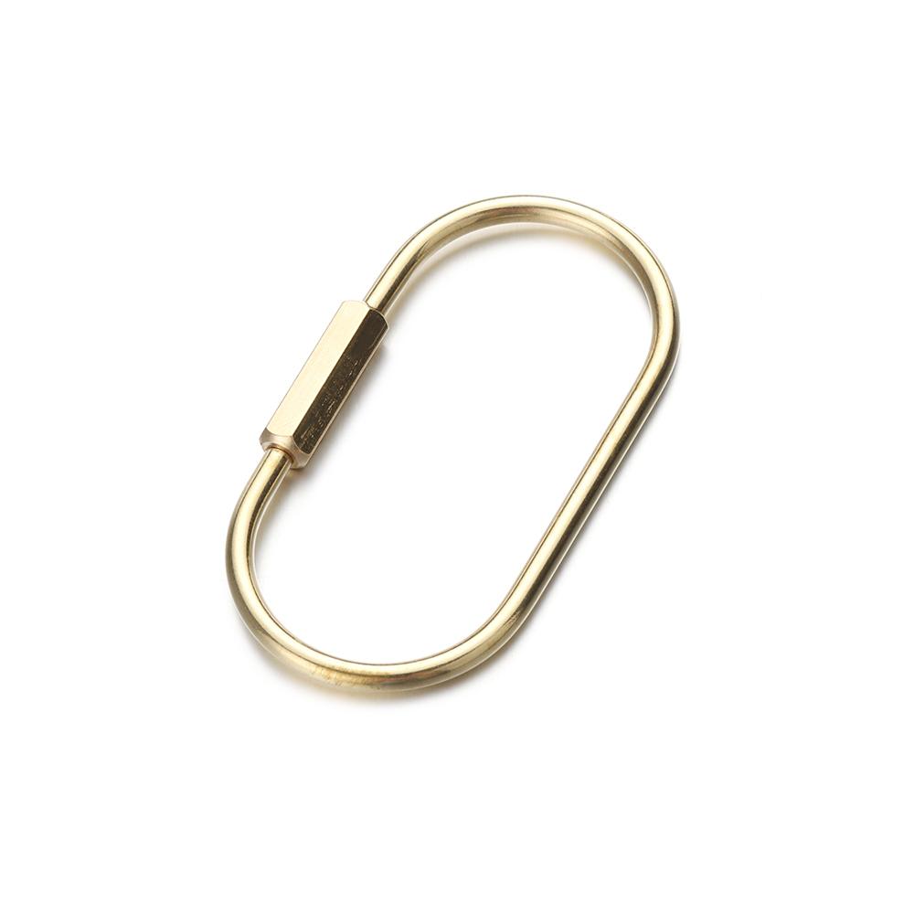 Einzigartiger Pfeifenlineal Schnallen Anhänger Messing Schlüsselanhänger Schlüsselring Schmuck Zubehör