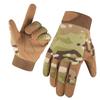 Outdoor Sports Nylon Camouflage Mesh Breathable Anti-Slip Windproof Motorcycle Gloves for Climbing Riding Tactical Use Warmth