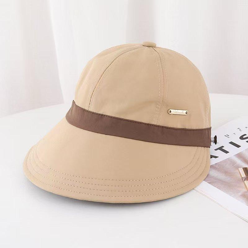 Leisure Hat, Fisherman Hat Versatile Sunshade and Sun Protection Hat Women's Summer Quick Drying Large Eave Hat