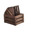Cassa di Stoccaggio in Legno Vintage Usurata: Espositore Decorativo per Oggetti Vari e Scatola Cornice per Matrimonio