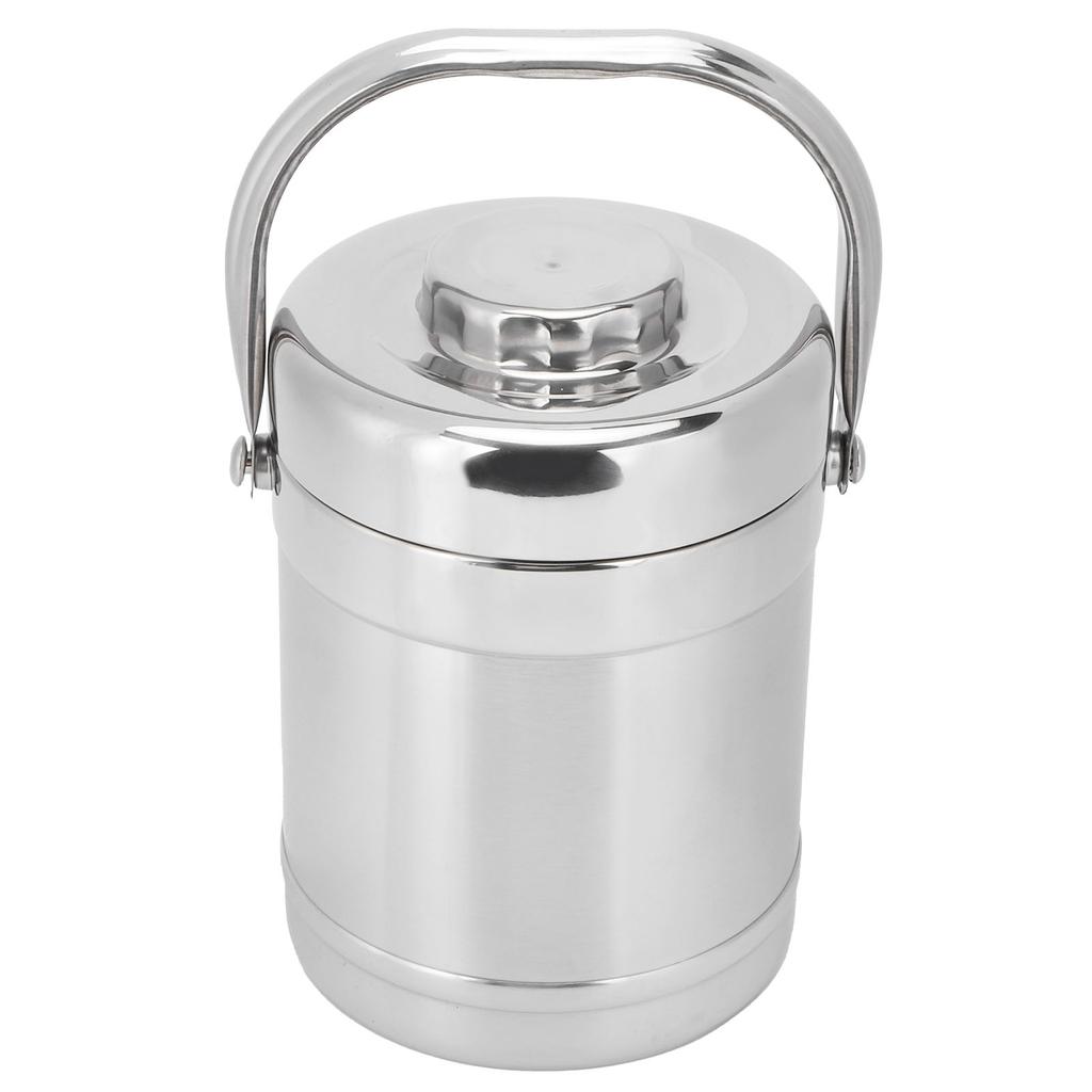 1.2L StraightShaped Stainless Steel Vacuum Lunch Box Pot Insulated Food Container for School