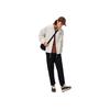 Li Ning Logo Print Moisture Wicking Loose Fit Cuffed Knit Sports Pants Men bottoms Black AKLU311-1