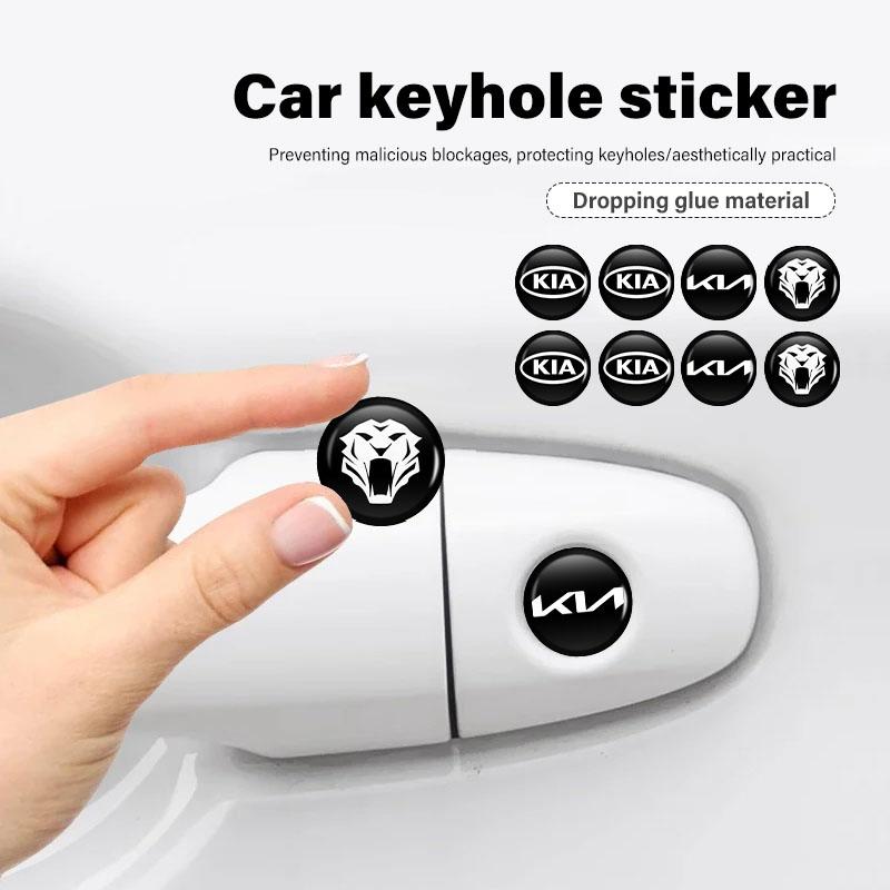 Adesivi per Chiave Auto 14mm Custodia Portachiavi Telecomando Emblema Decorazione Accessori Per KIA Rio K5 K2 K3 Sportage Ceed Sorento Picanto yzck10