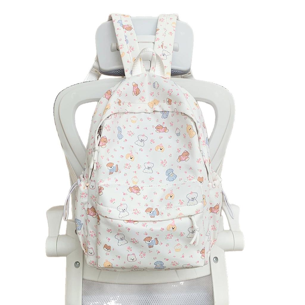 Schoolbag New High-value Japanese Fresh and Sweet Literary and Cute Cartoon Backpack Junior High School Students Lightweight Travel Backpack