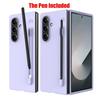 Samsung Galaxy Z Fold 7 6 5 4 3 Fold7 for Samsung Z Fold 7 6 Case with S Pen Holder and Pen Slim Matte PC Shockproof Cover