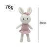 Bunny Knitted Cute Shark Plush Toy Stuffed Animal For Infants And Toddler Play