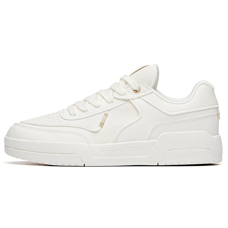 

Anta Life Collection Wafers Abrasion Resistant Breathable Low top Skateboard Shoes Women s Ivory White 122148081R-3 40