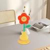 Creative Flower Photo Clip Acrylic Card Holder Table Number Holder Note Memo Holder Wedding Party Desktop Decoration Card Clamp