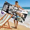 Newcastle United Print Beach Towel, Large Soft Quick Dry Towel for Beach Camping Swimming