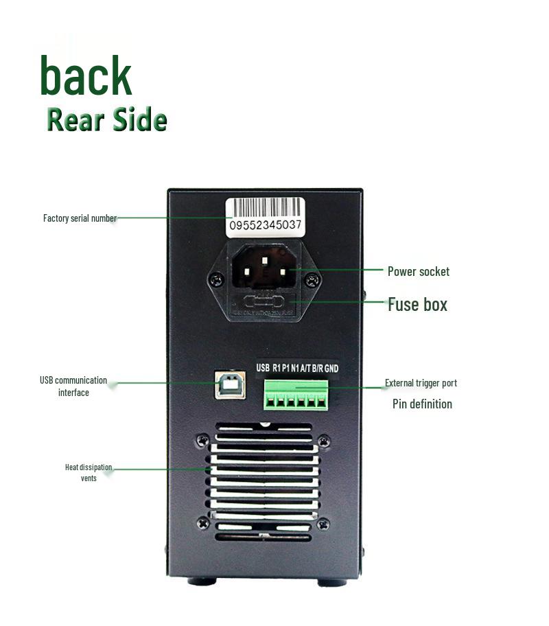 ET54 DC Electronic Load 400W, 120-500V Battery Discharge Capacity Tester