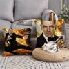 J-Johnny English Movie Pillow Case Square Pillow Bedroom Sofa Leisure Comfort Cushion Car Living Room Home Decoration