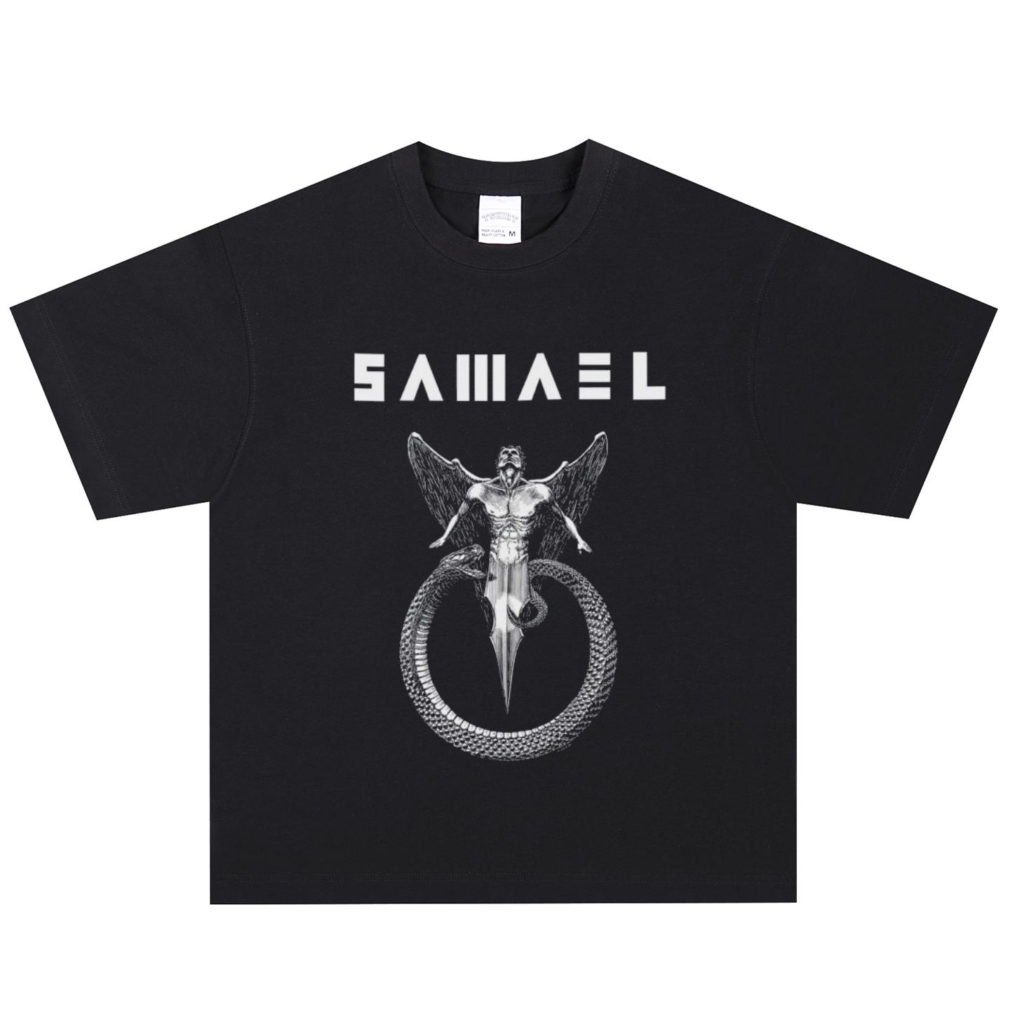 Samael T-Shirt, Soft Fabric Casual Daily Wear S