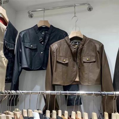 Xiaoxiangfeng Short Leather Jacket for Women In Autumn and Winter New Maillard Wear Large Size Temperament and High-end Jacket