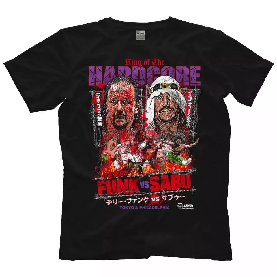 Sabu Terry Funk Vs Sabu King Of The Hardcore T Shirt FULL Size S-5XL Unisex T-Shirt XL