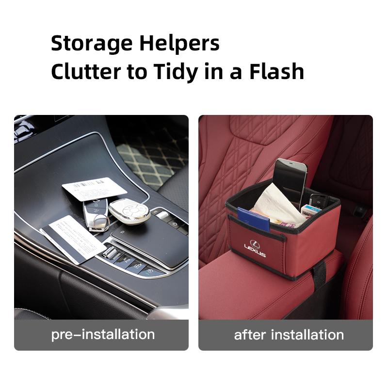 Lexus Car Armrest Storage Box Multifunctional Organizing Tool For Lexus F SPORT ES RX NX LS UX LM LX GX LC RZ IS CT GS RC HS SCRB7
