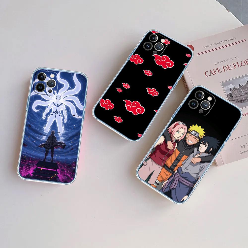 PP4 Anime Naruto Soft Shell Transparent Phone Case for Motorola Moto Edge 20 30 40 50 S30 Fusion Ultra Pro Neo Lite + G200 G23