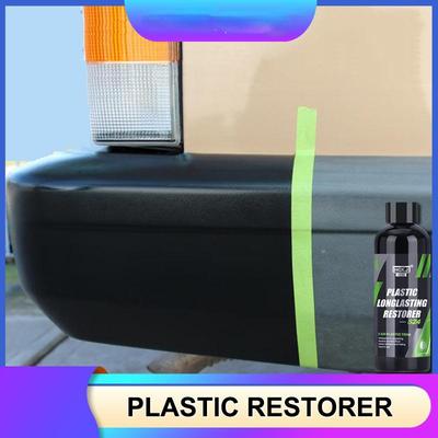 Restaurador de plástico de volta ao brilho preto, produtos de limpeza de carro, polimento automático e renovador de revestimento de reparo para detalhamento de carro hgkj 24