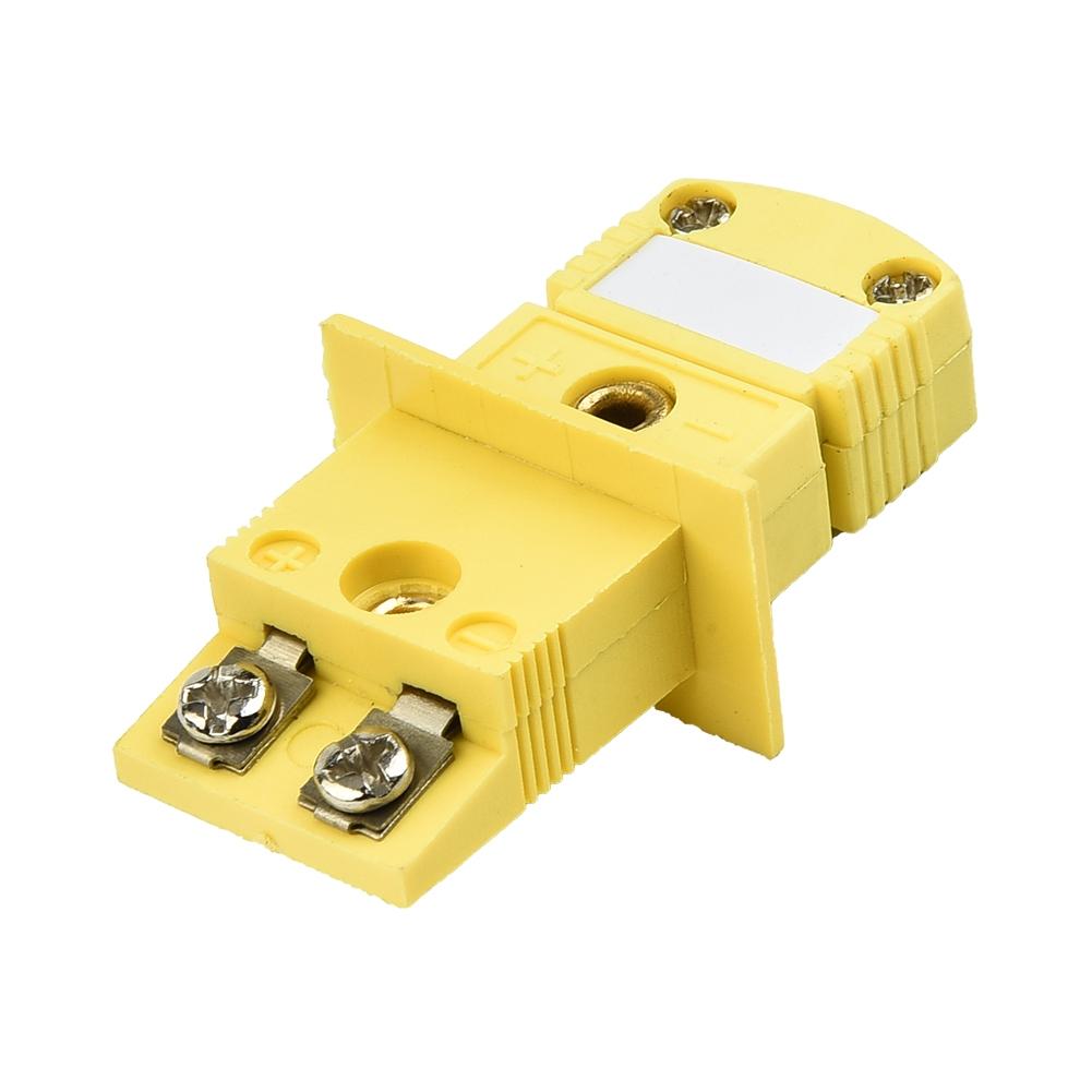 1 Set K-Typ Thermoelement Miniaturbuchse Legierung Gelb