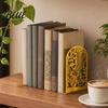 Metal Bookends 1 Pair Hummingbird for Shelves Decorative Heavy Duty Book Ends Stoppers Unique Design Office Desk Shelf Non-Skid Holder Organizer