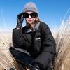 Sancai Women's 2025 Winter Loose Goose Down Puffer Jacket