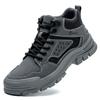 Safety Shoes Men With Steel Toe Cap Anti-smash Men Work Shoes Sneakers Light Puncture-proof Indestructible Shoes Dropshipping
