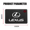 1Pcs Car Styling Waterproof Silicone Mat Dashboard Decoration Anti-Slip Pad For Lexus EX300h RX450h Al20 ES300h NX RX GS IS LX