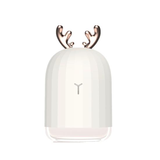 

Милий олень/кролик світлодіодний USB автомобільний зволожувач повітря для домашнього офісу Ароматичний дифузор білий