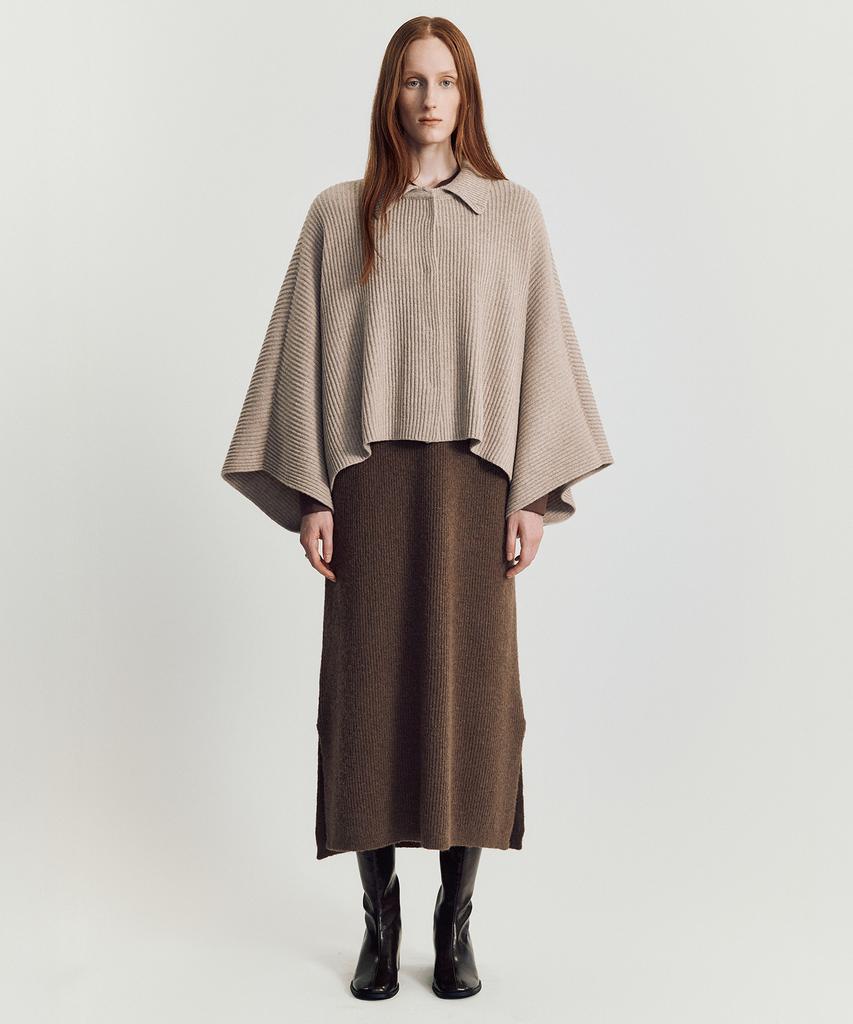 Meibeoyu Roddie Cape Knit Jacket _ Beige