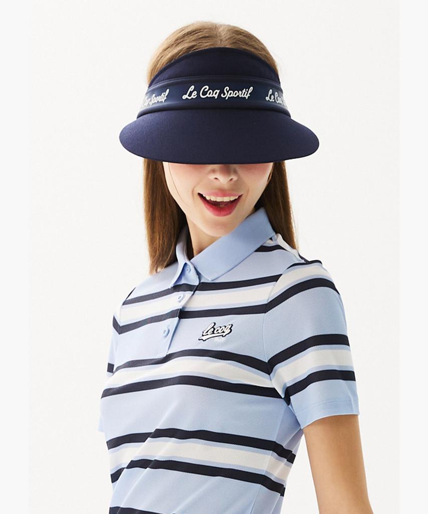 LECOQ GOLF Women'S Lettering Short Visor _Blck Gr222Lsv43