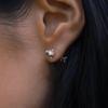 1 Pair Shark Stud Earrings Men and Women Trend Hip Hop Punk Cold Wind Earrings Fashion Retro Fish Split Earrings