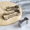 Stainless Steel Cat & Dog Bone Cookie Cutter Mold for Homemade Pet Treats