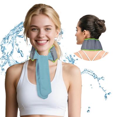 Sommer Nackenkühlung Kaltes Gefühl Eisschal Eispackung Sport Stirnband Wiederverwendbar Outdoor Aktivität Kühlende Ausrüstung für Heißes Wetter