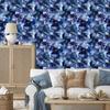 Blue and Navy Blue Wallpaper Ink, Soft Forms 50x1000