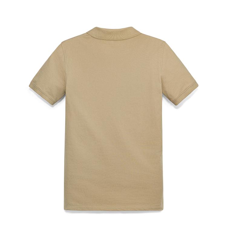 Timberland Cotton Breathable Embroidered Logo Short Sleeve Polo Shirt Men polo shirts Licorice-Yellow A69Z7DH4