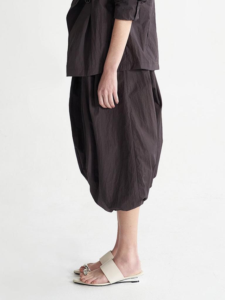 CAHIERS Voluminous Balloon Tuck Wide Pants