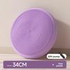 PVC Yoga Balance Pad with Inflatable Massage Cushion and Thickened Anti Burst Ball for Home Office Fitness Training