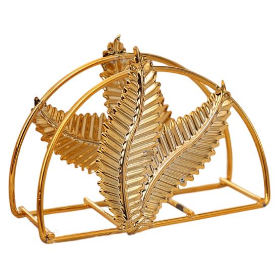 Vertical Desktop Paper Napkin Holder Stand Modern Serviette Holder Wrought Iron Napkins Holder for Table Dinner