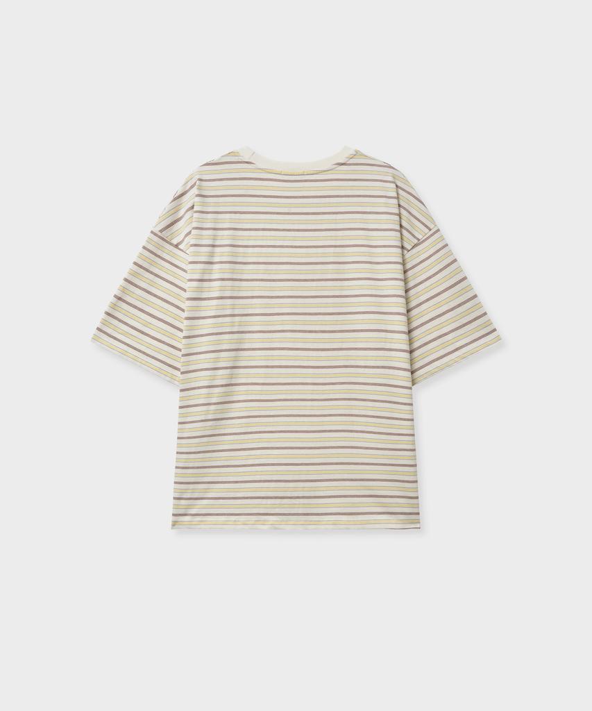 Baniswimeonteu Stripe Overfit Tee_Ivory