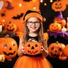 Feiertagsdekoration Requisiten 1/2/3 Stück Halloween Kürbis Süßigkeiten Eimer, Süßes oder Saures Halter Korb, Korb Jack-O-Lantern Süße Snack Eimer mit