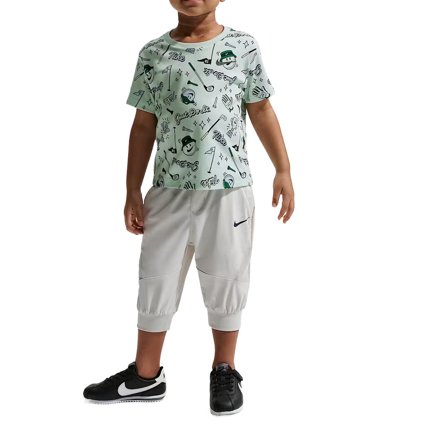 Nike Sportswear Printed Cotton Crew Neck T-Shirt Kids tops IW1625-323 2T