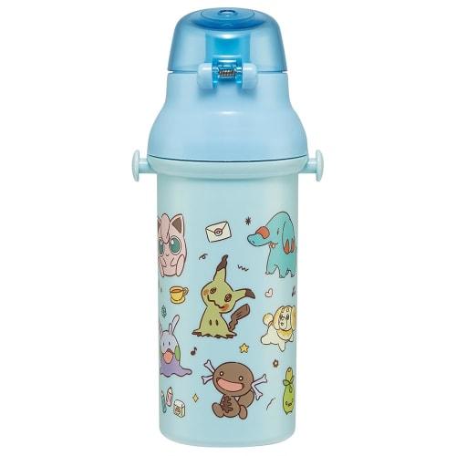 Skater vannflaske 480 ml antibakteriell plast for barn Barnevennlig lett Pokemon Joyful laget i Japan PSB5SANAG-A