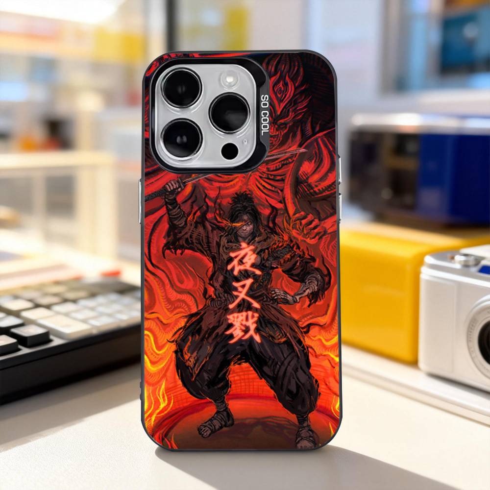 Cool S-Sekiro Game Phone Case For iPhone 11,12,13,14,15,16,17,Pro,Max,Plus,E,Air,Mini IMD Matte Black iPhone15pro
