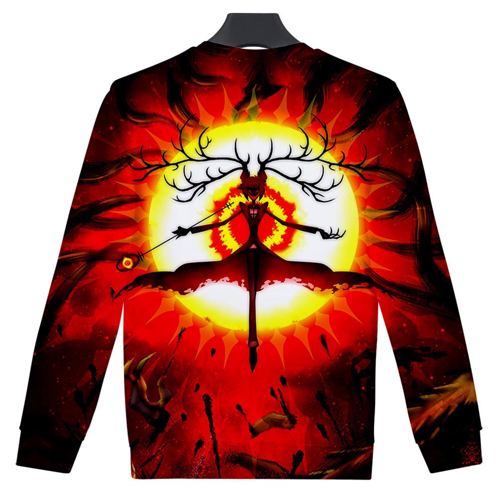 10 Colors Women Men's Hazbin Hotel Anime Print Hoodies Round Neck Sweatshirts Man Travel Pullover Male Top Streetwear Outdoor Tracksuit