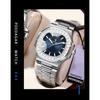 POEDAGAR Luxury Man Quartz Watch Square Watch for Men Waterproof Luminous Date Stainless Steel Watches Sports Clock reloj