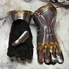 Steel Knight Gauntlet Gloves Medieval Articulated Armor Hand Protection