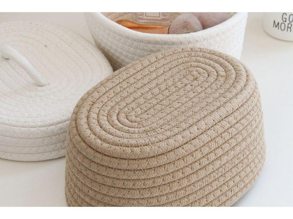 Desktop Dustproof Cotton Storage Box for Phones, Cosmetics, Snacks, Needle & Thread