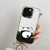 panda Phone Case For iPhone 17,16,15,14,13,12,11 Plus,Pro Max,XS,Colorful Silver Phone case Funda Cover