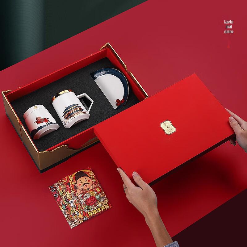 Drunken Chang an White Porcelain Personal Tea Cup Set