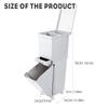 2 Layer 42 liters Wet Dry Sorted Kitchen Trash Can Storage Trash Bin Dustbin Garbage Rubbish Bin PP Moveble Recycle Waste Bin