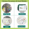 Fridge Magnets - 14 Pack Strong Refrigerator Magnets, Heavy Duty Small Magnets with 7 Colors, Whiteboard Magnet for Crafts, Locker, Office & Kitchen,